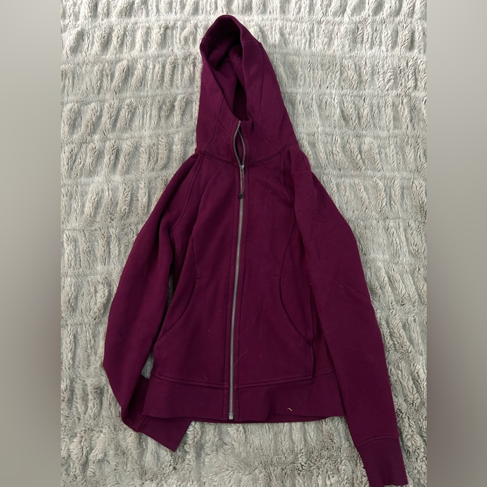 Lululemon Dark Purple Zip Up Sweatshirt